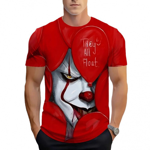 European and American 3D T-shirt for men, street-style, quirky animal design, round-neck short-sleeved—ME1 source factory.