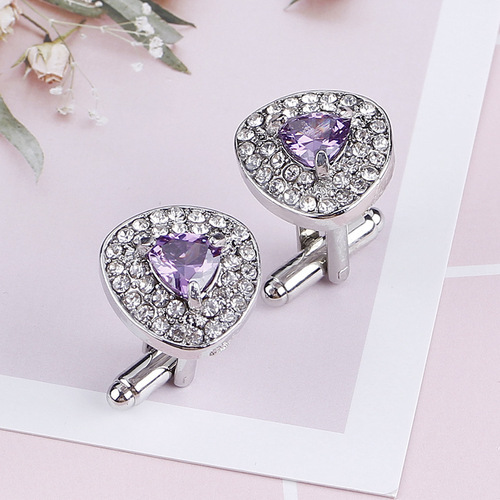 New cufflinks, fashionable love French cufflinks, creative women's cufflinks and cufflinks, fashion clothing shirt accessories