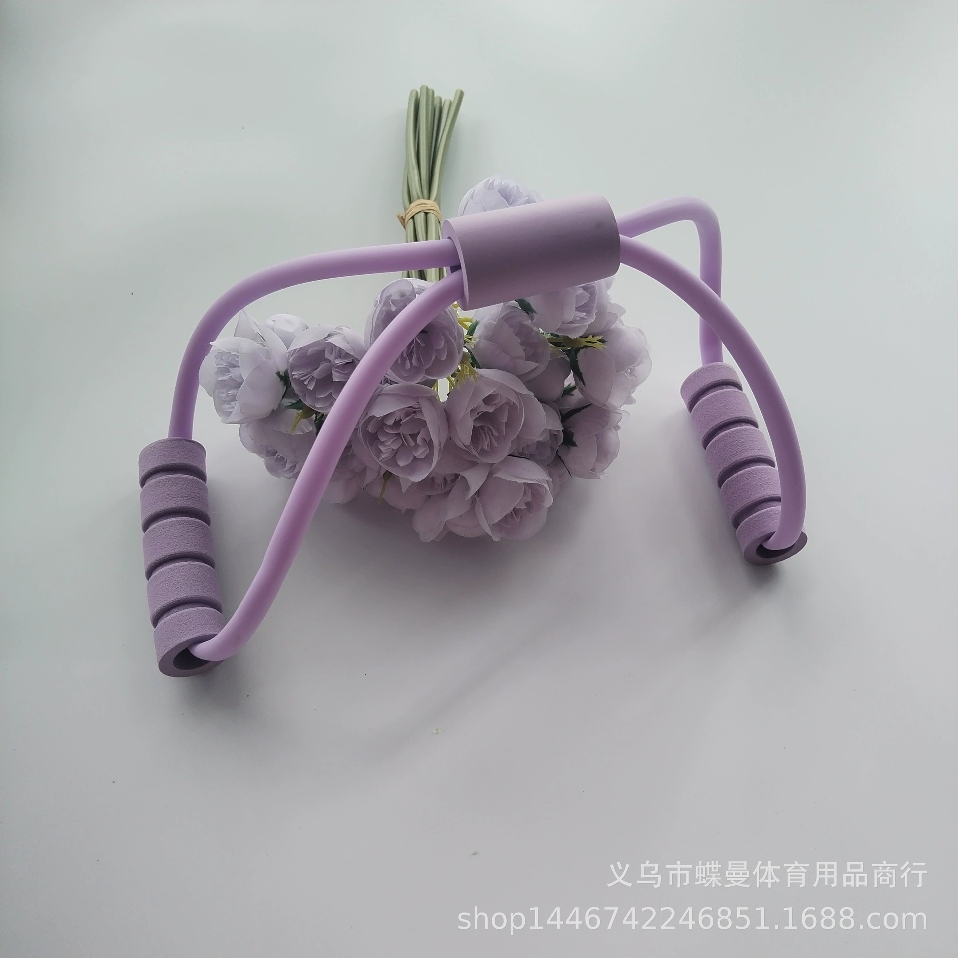 Colored rope for gym, yoga clothing, beautiful back
