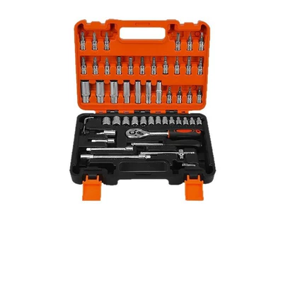 Socket Set, Ratchet Wrench — Mühərrik tənzimləmə alətləri - 53pc-split-box-outer-box-color-random