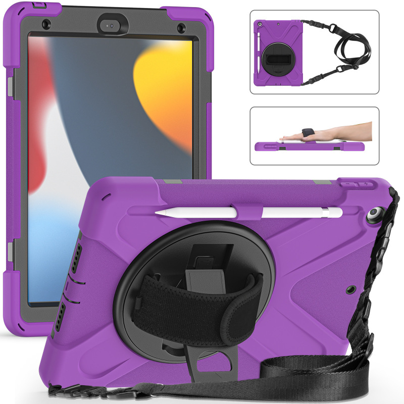 Suitable for Microsoft Surface Pro X PC stand silicone protective case Pro4567 handheld strap tablet case Suitable for Microsoft Surface Pro X PC stand silicone protective case Pro4567 handheld strap tablet case