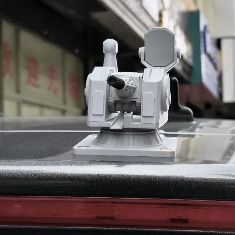 太阳能版1130近防炮创意车载旋转模型摆件桌面手工军事小情绪礼物|undefined