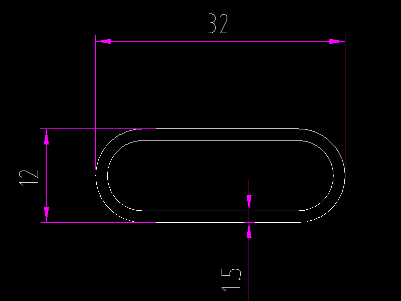 평타원형 32x12x1.5 트루컬러 1.0m