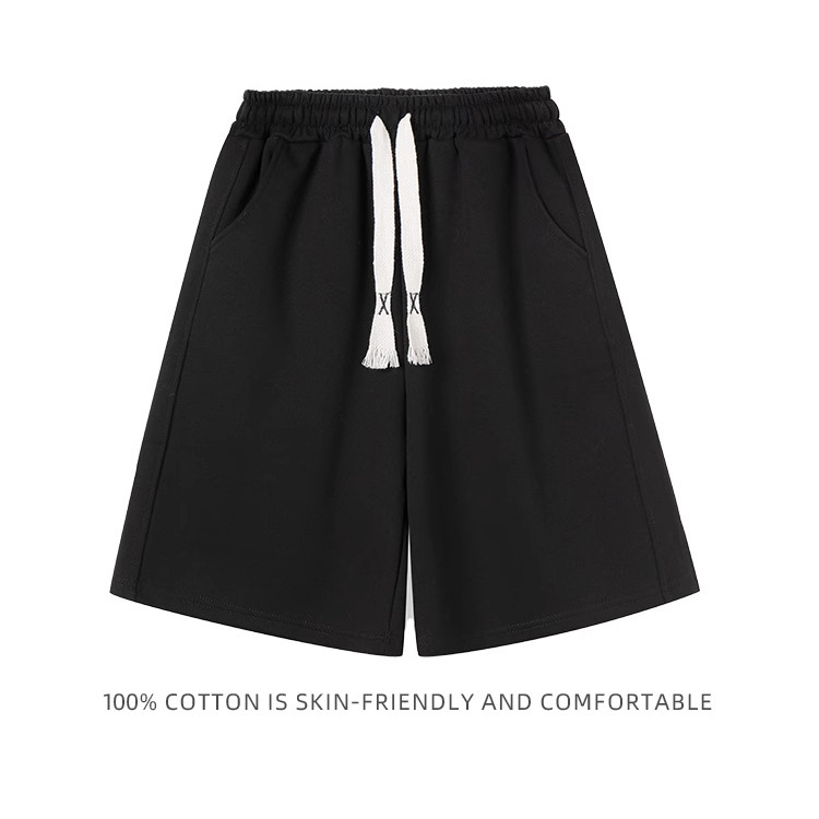 Custom Shorts 2025 Summer New Loose Versatile Casual Pants Loose Waist Tight Five-Point Pants Pure Cotton Shorts Sports Pants