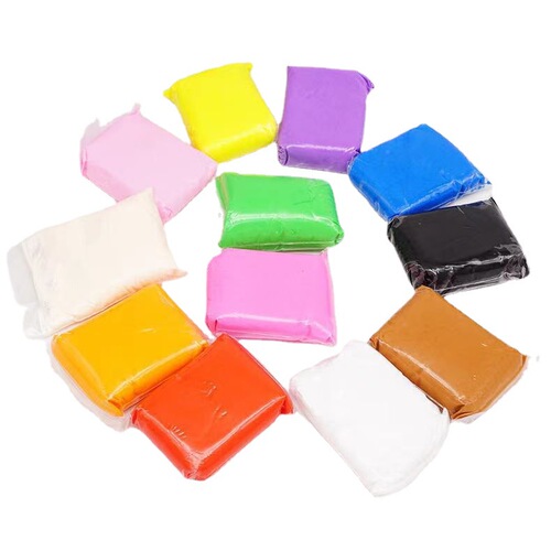 Ultra-light clay space mud children's plasticine colored mud clay wholesale kindergarten space mud wholesale 2 yuan department store