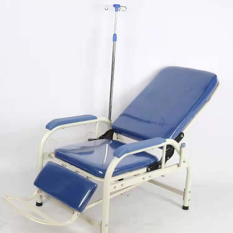 輸液ポール付き直販輸液チェア、ステンレス製クリニック輸液チェア、一人用リクライニング折りたたみ点滴待合椅子|undefined