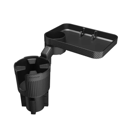 Car cup holder, tray organizer, car drink rack extender, multifunctional phone holder, car cup holder (Car cup holder/beverage holder) - black