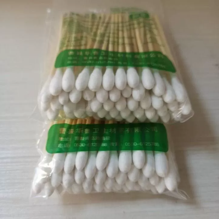 Специальные одноразовые бамбуковые палочки для дезинфекции косметики для красоты, клиника для чистки, бытовой ватный тампон, палочка с одной головкой, медицинский ватный тампон для больницы