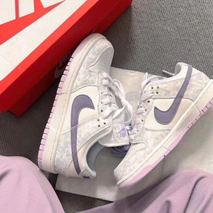Spring Explosions Dunk Lavender Campus Couple All-match Girly Trendy High-value Leisure Sports Low-top Board
