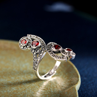 ��Ʒ�yƷS925�y�r�������L�Ƕ�t��R��ِʯŮʿ�_�ڽ�ָ�羳