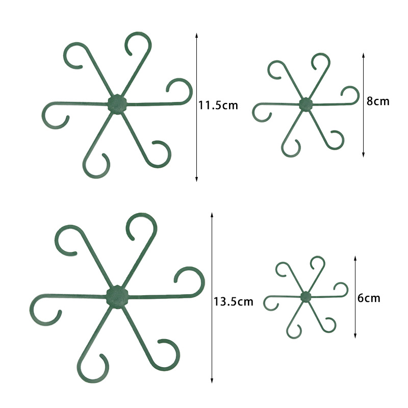 Soporte de tallo de planta de bambú de tortuga de espalda de tortuga marco de soporte plegable auxiliar rama marco de soporte de flores de jardinería