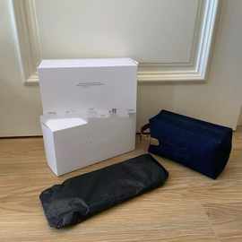 柜台积分兑换款化妆包D家礼遇牛仔蓝收纳包可手拿可改造相机包