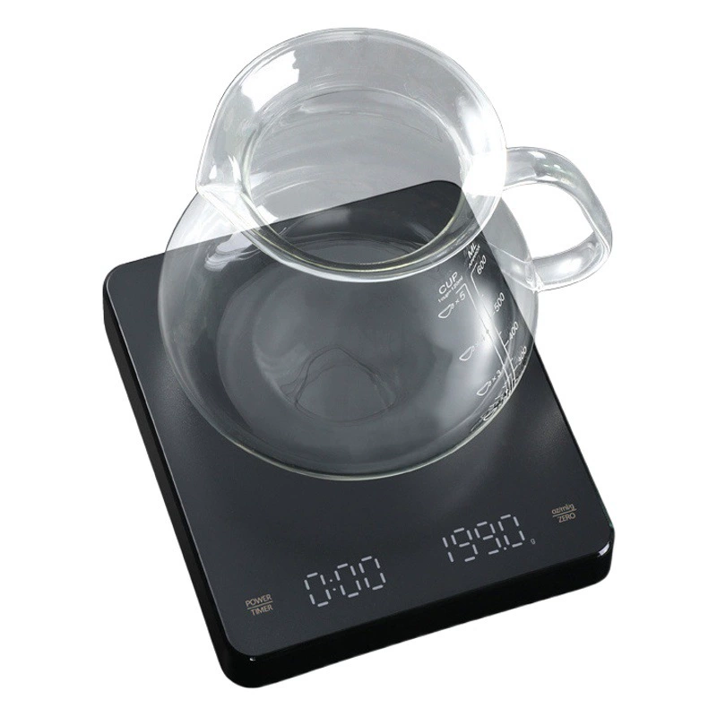 Прямые поставки с фабрики новые кофейные весы итальянский светодиодный скрытый экран Ручные кофейные электронные весы автоматические кухонные весы