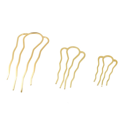 New headdress hairpin hairpin diy homemade four-tooth comb bridal wedding jewelry retro accessories wholesale