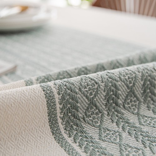 Nordic fabric tablecloth ins Xiaohongshu internet celebrity tassel tablecloth coffee table modern cover cloth high-end