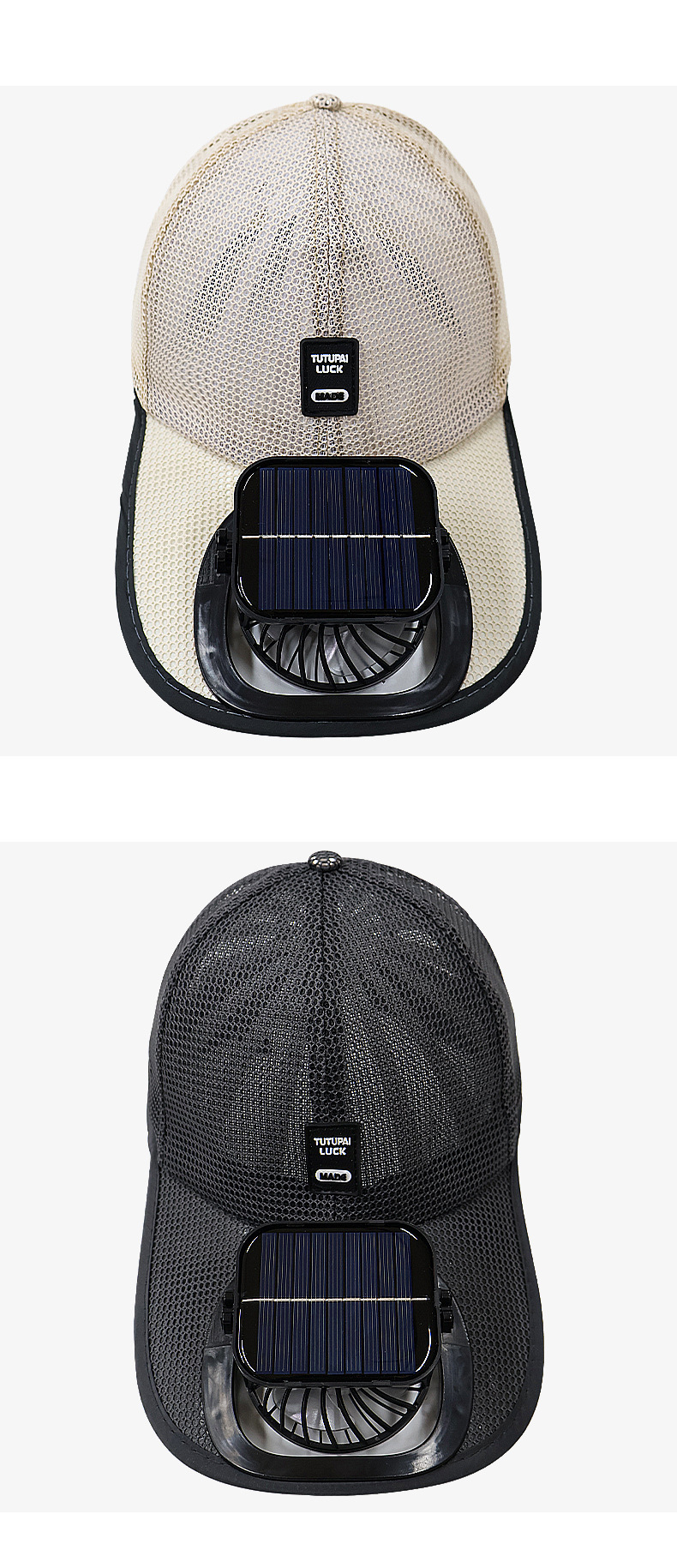 Solar Powered Fan Hat For Outdoor Sun Protection Hiking Cap_voghion.com