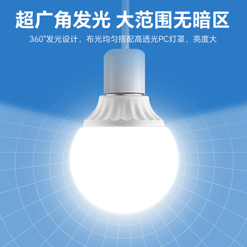 LED estriado bola de dragón e27 tornillo lámpara de ahorro de energía doméstica corriente constante ultra brillante luz blanca redonda lámpara espejo luz frontal