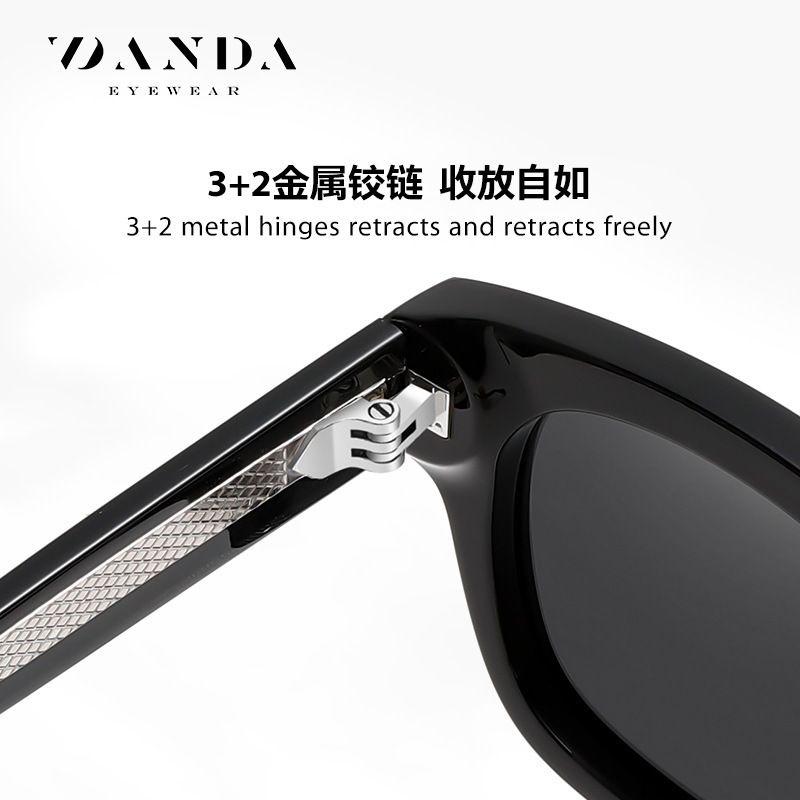 Nuevas gafas de sol polarizadas S32123 Gafas de sol de hoja europeas y americanas retro de moda Gafas de sol de protección UV para exteriores