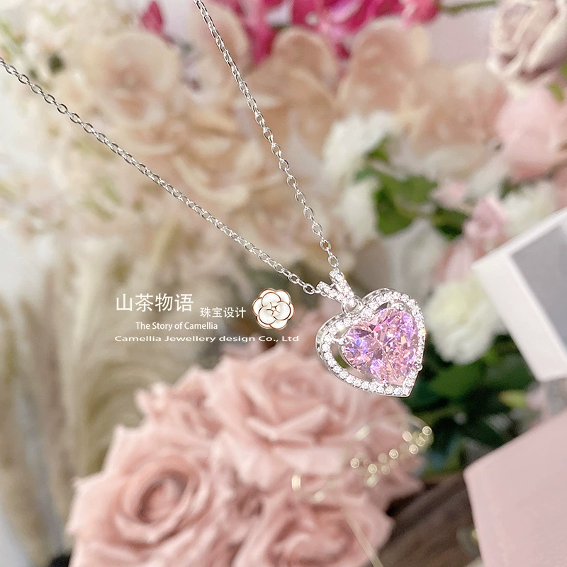 Камелия Sweetheart Love Treasure Bao Light, роскошно позолоченное принцессное кольцо розового цвета с имитацией драгоценного камня
