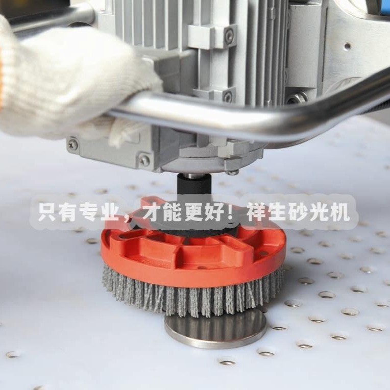 钣金金属平面 手动刷盘 磨削 精加工 去毛刺 小型机