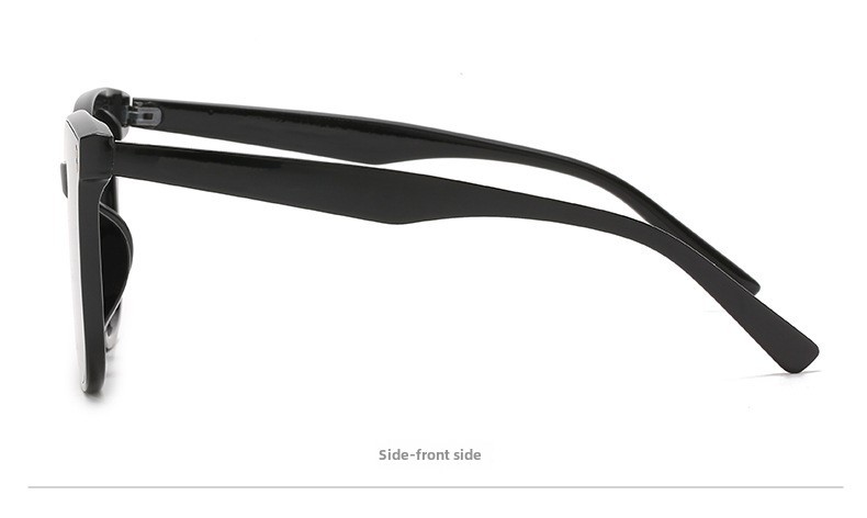 New Small Three-point Sunglasses Women's Large-frame Slimming Plain-looking Sunglasses Men's Fashionable Korean-style Street Photographer Red Book Onl_voghion.com