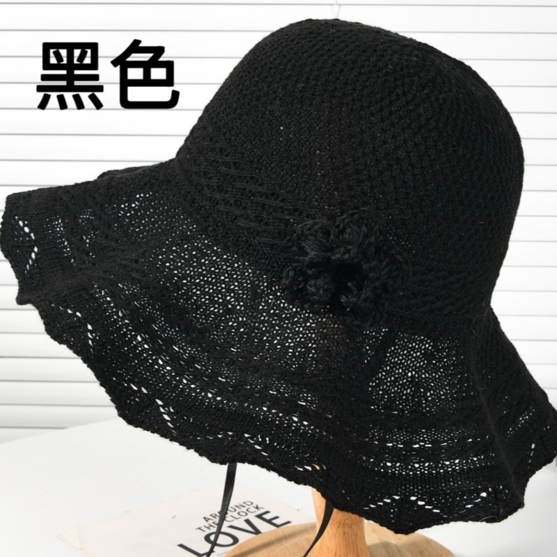 Sombrero paja ala ancha con lazo verano