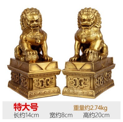 メーカー卸売銅ライオン装飾品銅金属家の装飾家具銅ライオンギフト真鍮ライオン装飾品|undefined