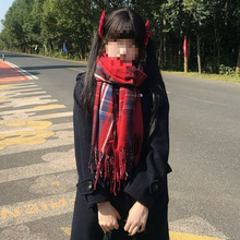 2025秋冬中长款加厚毛呢牛角扣新款大衣英伦学院风小个子女外套