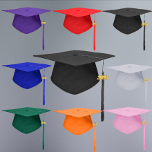 跨境2025成人礼帽毕业典礼学士帽硕士学位导师博士帽厂家直销批发