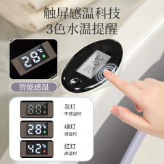 樂邦尼兒童洗澡桶寶寶泡澡桶小孩可摺疊浴桶浴盆大號嬰兒洗澡盆