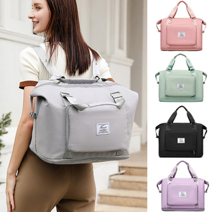 Sports Backpack, Large-Capacity Short-Distance Travel Bag, Expandable Foldableing Bag, Business Trip Luggage Bag, Women's Fitness Maternity Bag