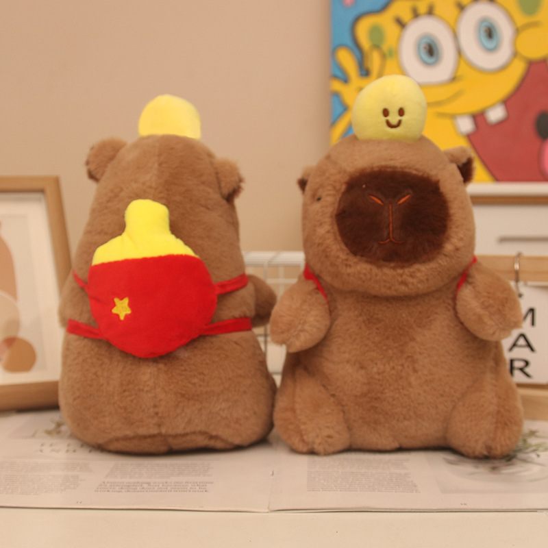 Máquina de muñecas de 8 pulgadas al por mayor, juguetes de peluche, máquina de agarre boutique, muñeca Kapibala, regalo de lanzamiento de boda