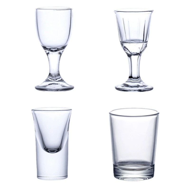 Стеклянный Shot glass для домашнего использования, праздничный бокал для вина, набор