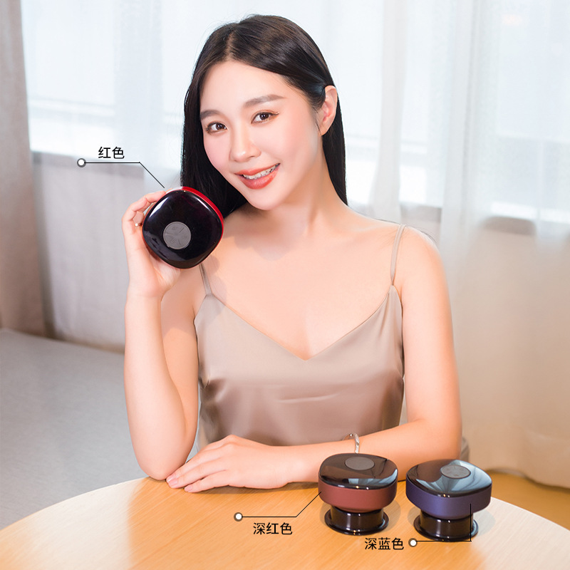 Ventosas de vacío inteligentes, latas y raspadores de calefacción de succión eléctrica, dragado meridiano, instrumento de masaje de succión