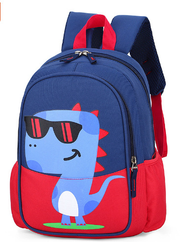 2023 nuevo verano estilo coreano de nylon kindergarten schoolbag dinosaurio dibujos animados estudiante mochila masculina una pieza al por mayor