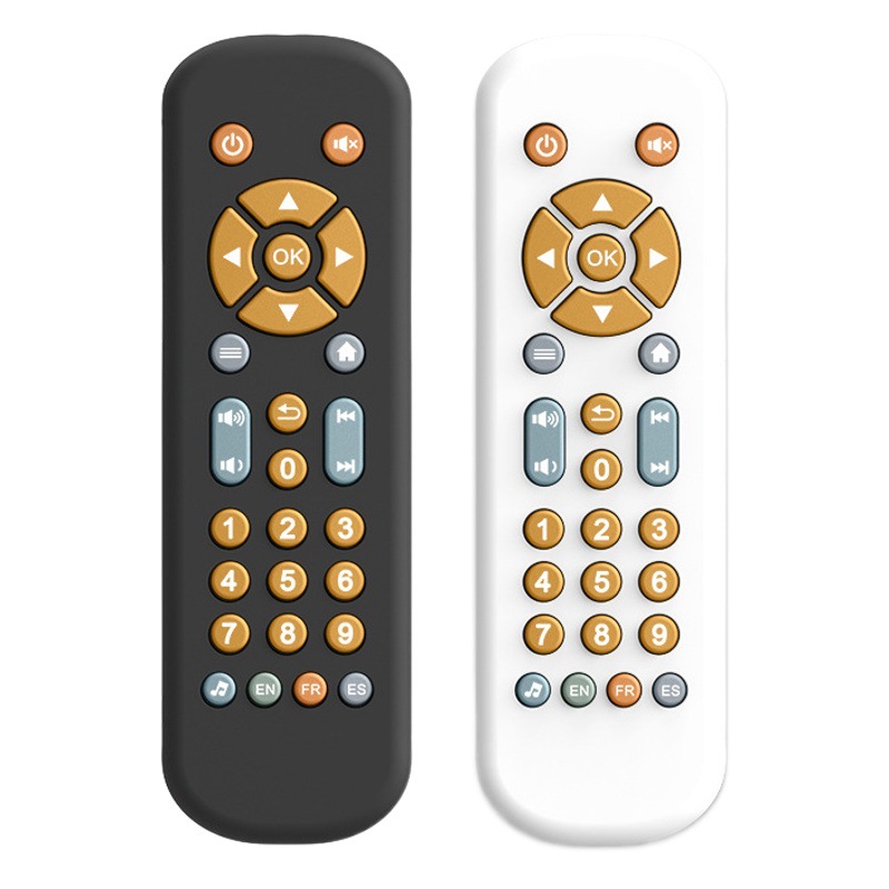 Transfronteriza bebé TV simulación de control remoto niños TV control remoto música aprendizaje educación temprana juguetes educativos para bebés
