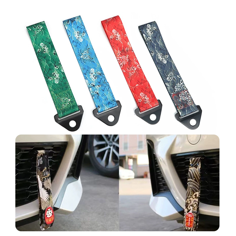 Трансграничная популярная модификация автомобиля JDM, украшение для прицепа в японском стиле, бампер, стример, японский стиль Ukiyoe