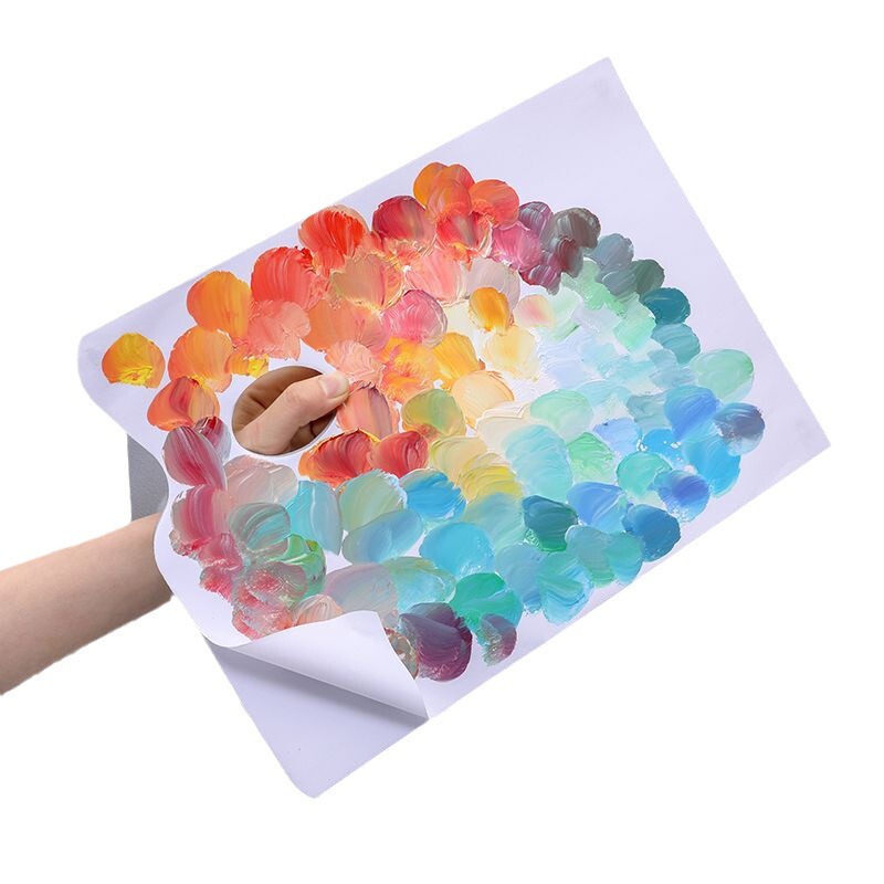 青竹の水の粉のパレットの美術の絵の具のパレットは使い捨てで洗ってはいけません。|undefined