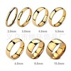 Fashionable glossy ring stainless steel for beloved, wholesale, simple and elegant design