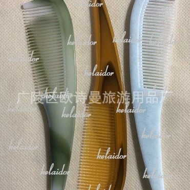 Гостиничный номер Одноразовые Белые Длинные расчески бизнес-отель одноразовые пластиковые расчески ЛОГОТИП