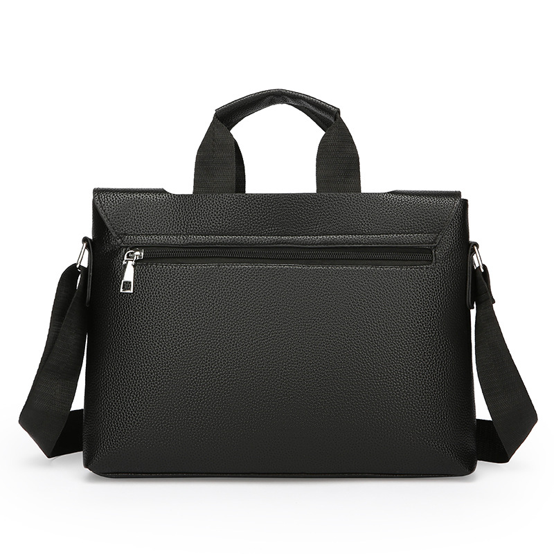 Amazon Business casual single-shoulder bag, men's bag, travel light crossbody bag, PU leather water-resistant men's handbag Item Picture