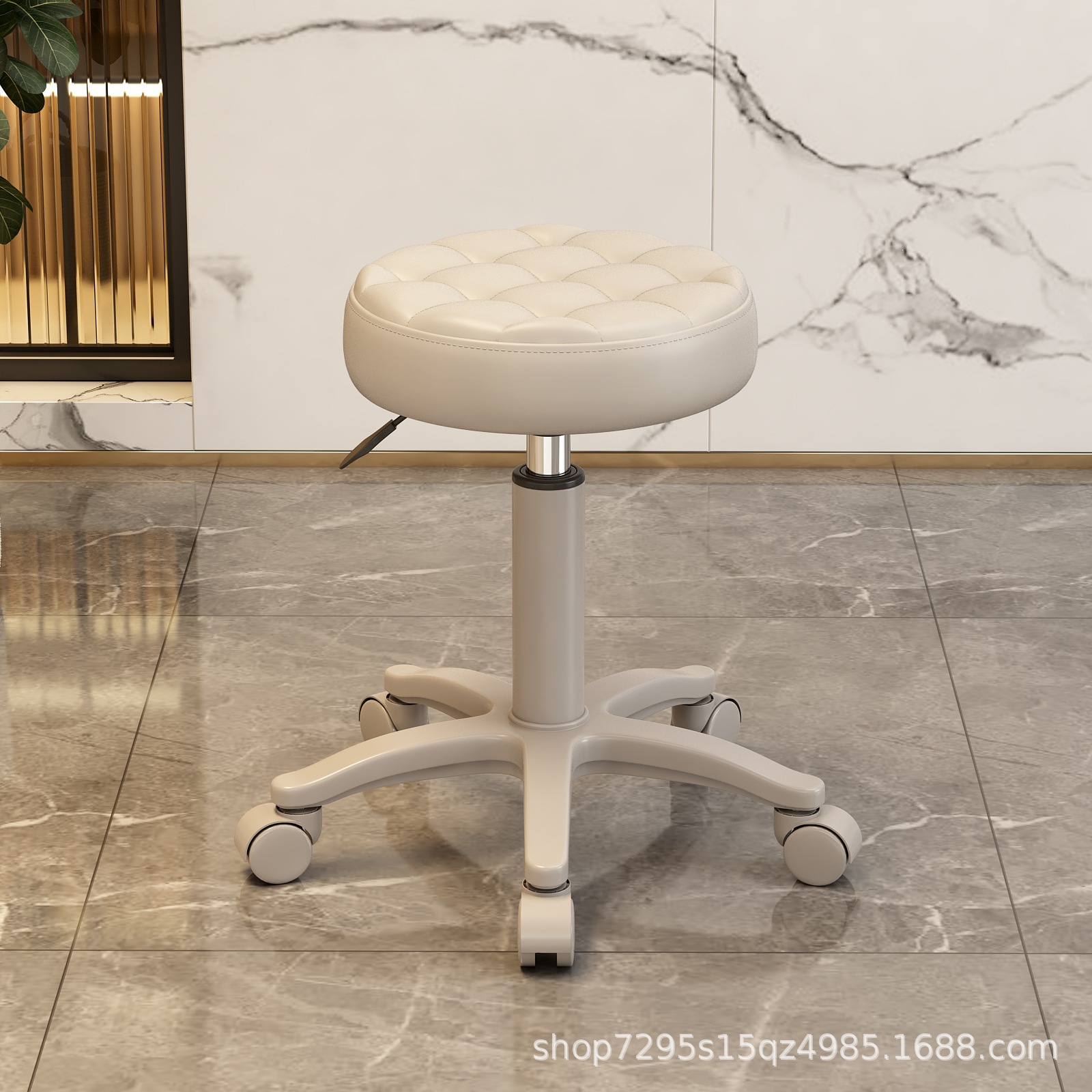 Fábrica directa taburetes de belleza elevación polea rotativa manicuría silla de maquillaje salón de belleza peluquería