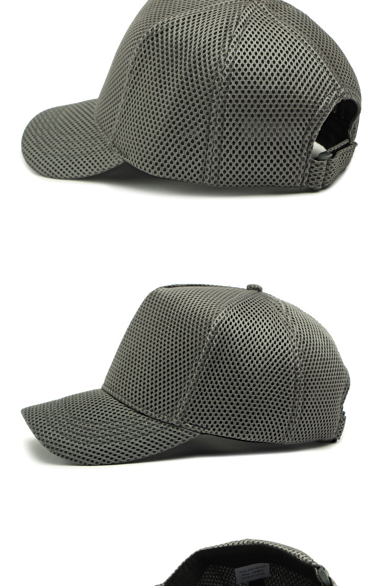 Herren Trucker Caps mit großer Krone, atmungsaktiv, Vollnetz, Snapback, Baseballkappen, Sonnenschutz, Outdoor, Übergröße 56-64cm – Detail 16