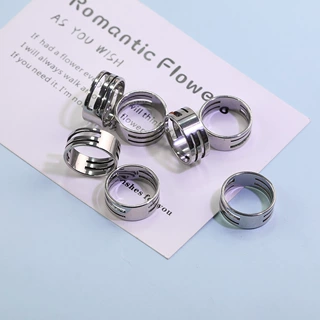 不锈钢开口挂圈戒指手工开圈戒圈 diy单圈开合器工具饰品材料配件