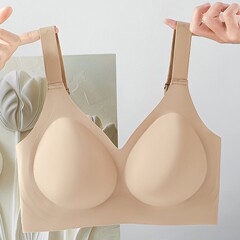 大码无痕舒适大胸显小薄款内衣女聚拢上提防下垂收副乳跨境文胸罩