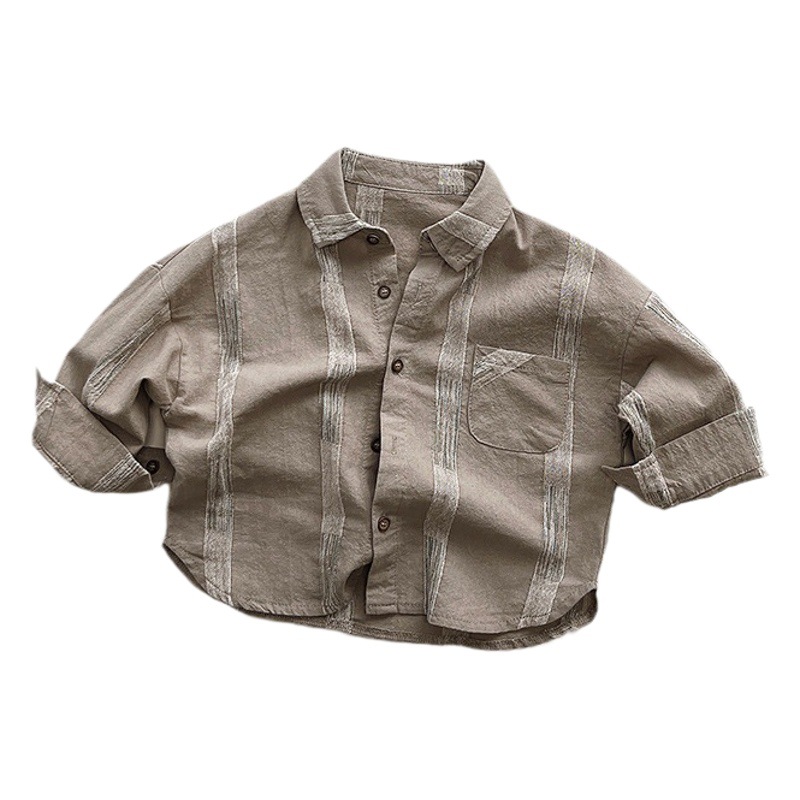 Niños camisa personalizada primavera y otoño nuevo algodón de los niños Rebeca japonesa Top niñas Corea moda abrigo ropa los