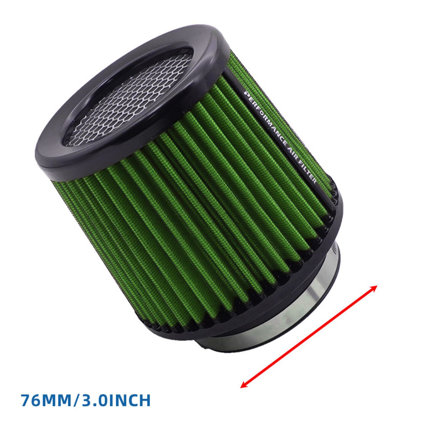 63 76 80 89 101mm car cold intake modified mushroom head air filter engine filter