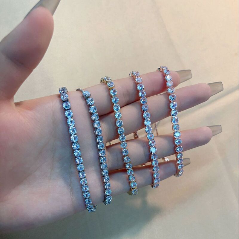 Hip-Hop Zircon Bracelet Zircon Anklet Simple Bracelet Gift Live Supply Hiphop Trendy Brand Jewelry Hip-Hop Zircon Bracelet Zircon Anklet Simple Bracelet Gift Live Supply Hiphop Trendy Brand Jewelry