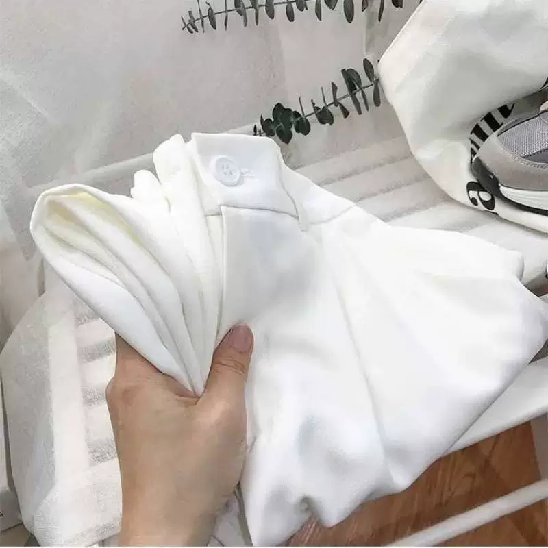 Костюм, осенние приталенные брюки для отдыха, высокая талия, свободный прямой крой