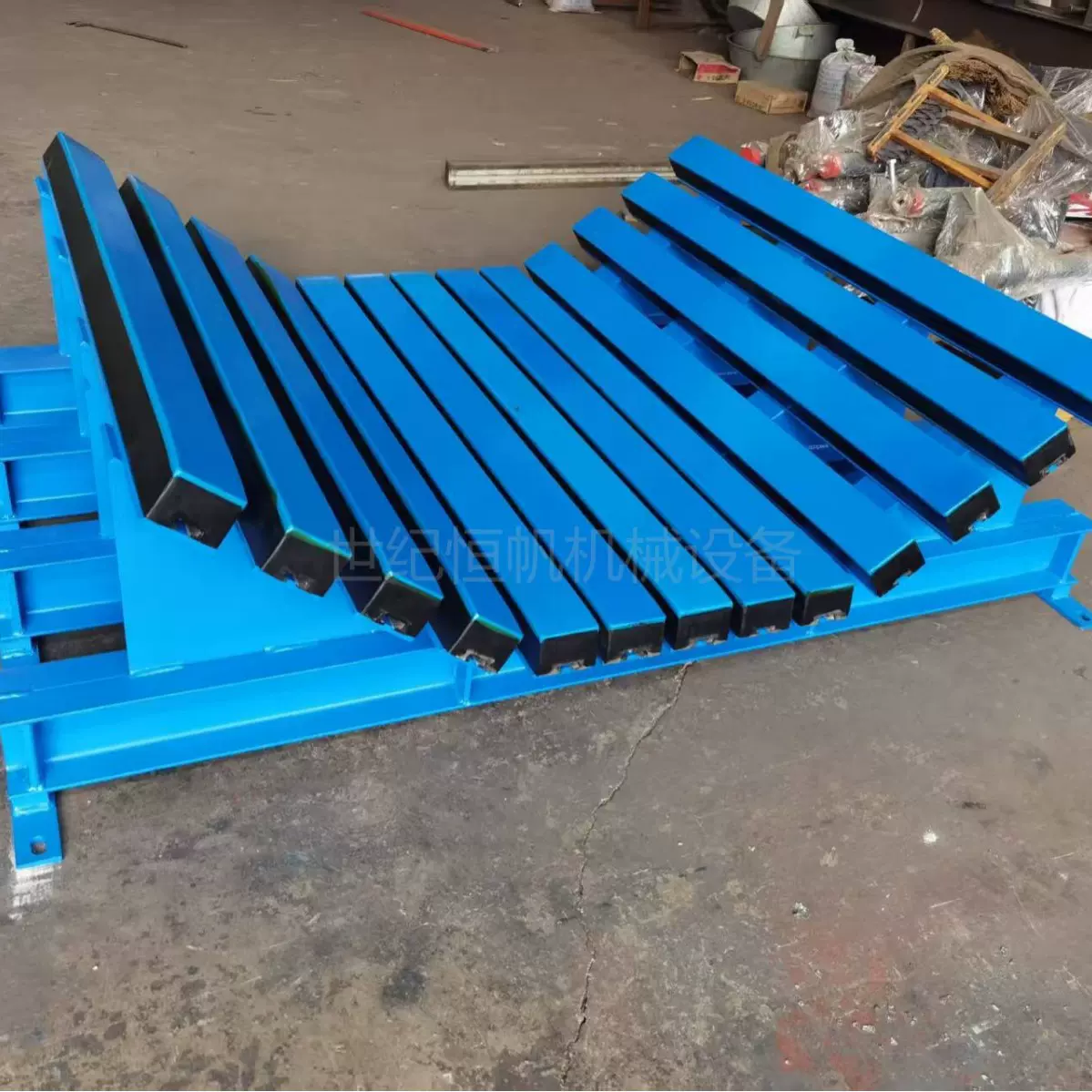 煤矿电厂皮带支撑缓冲床井下阻燃抗静电缓冲床